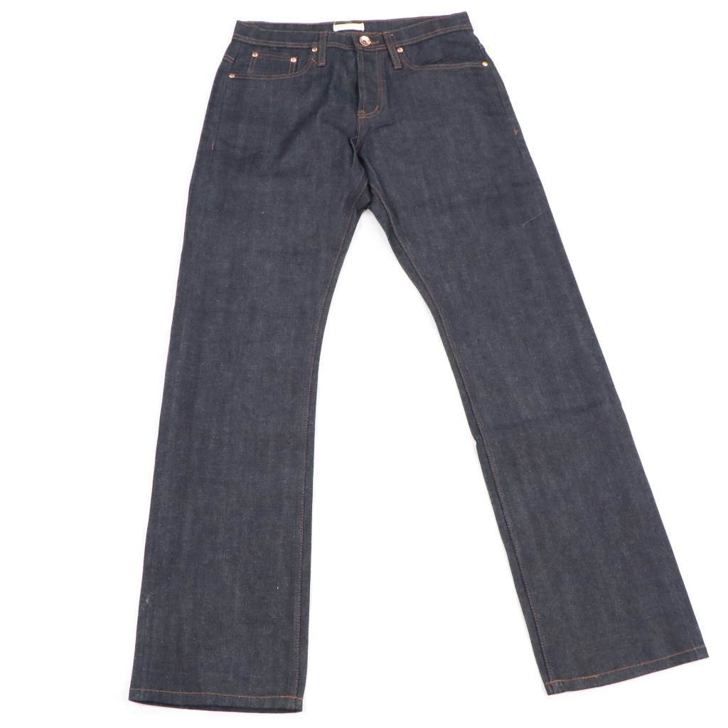 Unbranded Brand 11 Oz Selvedge Denim Jeans Black